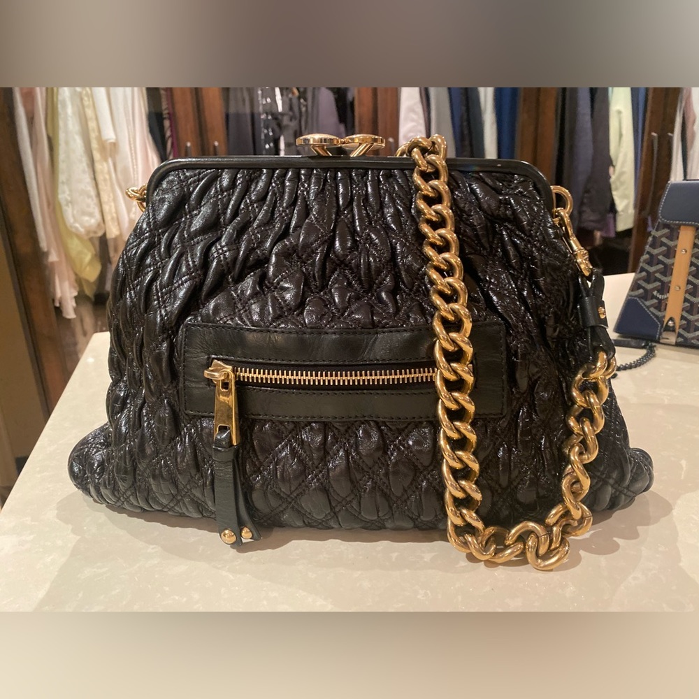 RE-EDITION QUILTED LEATHER LITTLE STAM BAG